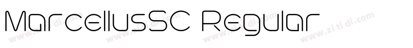 MarcellusSC Regular字体转换